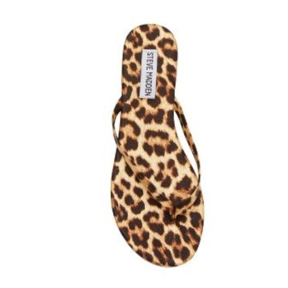 🆕️ Tay Flip Flop STEVE MADDEN Leopard 6 - Picture 4 of 7